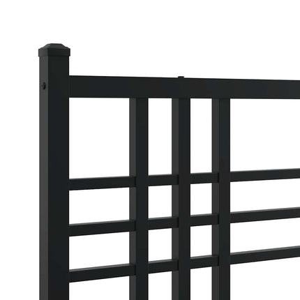 udskiftningsgavl 100 cm metal sort