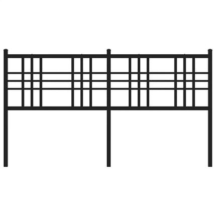 udskiftningsgavl 160 cm metal sort