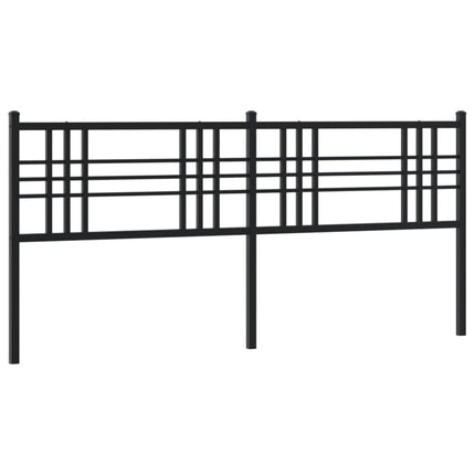 udskiftningsgavl 193 cm metal sort
