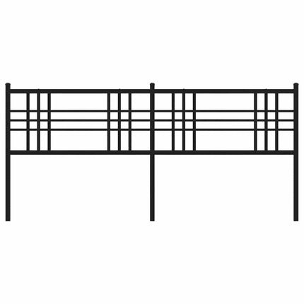 udskiftningsgavl 193 cm metal sort