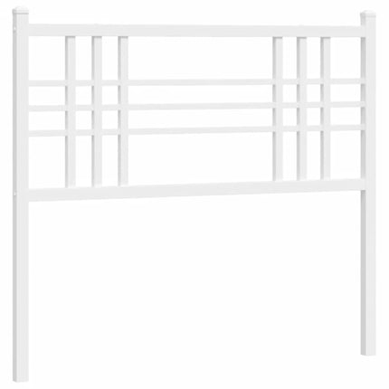 udskiftningsgavl 107 cm metal hvid