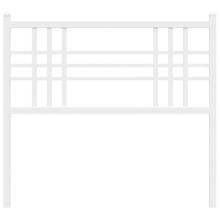 udskiftningsgavl 107 cm metal hvid