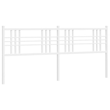 udskiftningsgavl 180 cm metal hvid