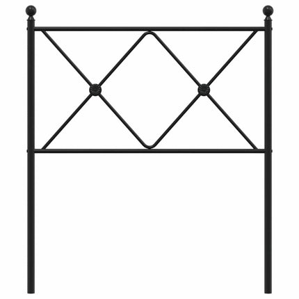 udskiftningsgavl 75 cm metal sort