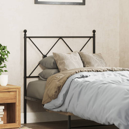 udskiftningsgavl 75 cm metal sort