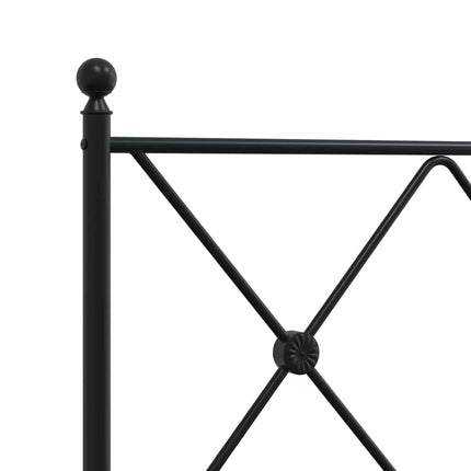 udskiftningsgavl 100 cm metal sort