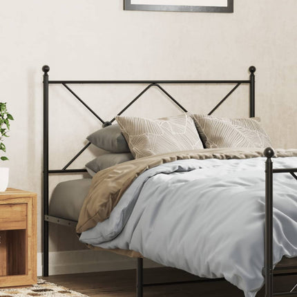 udskiftningsgavl 107 cm metal sort