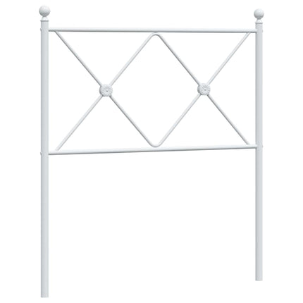 udskiftningsgavl 75 cm metal hvid