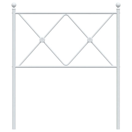 udskiftningsgavl 75 cm metal hvid