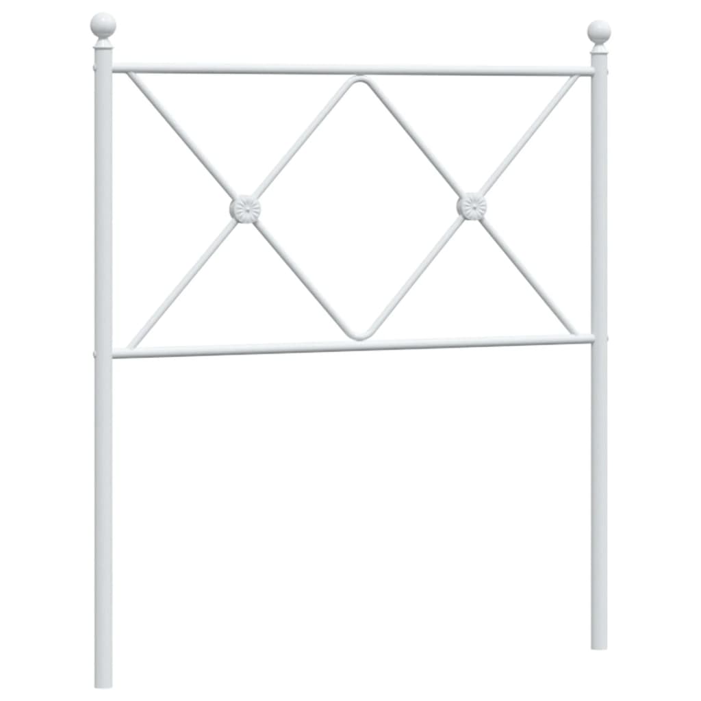 udskiftningsgavl 80 cm metal hvid