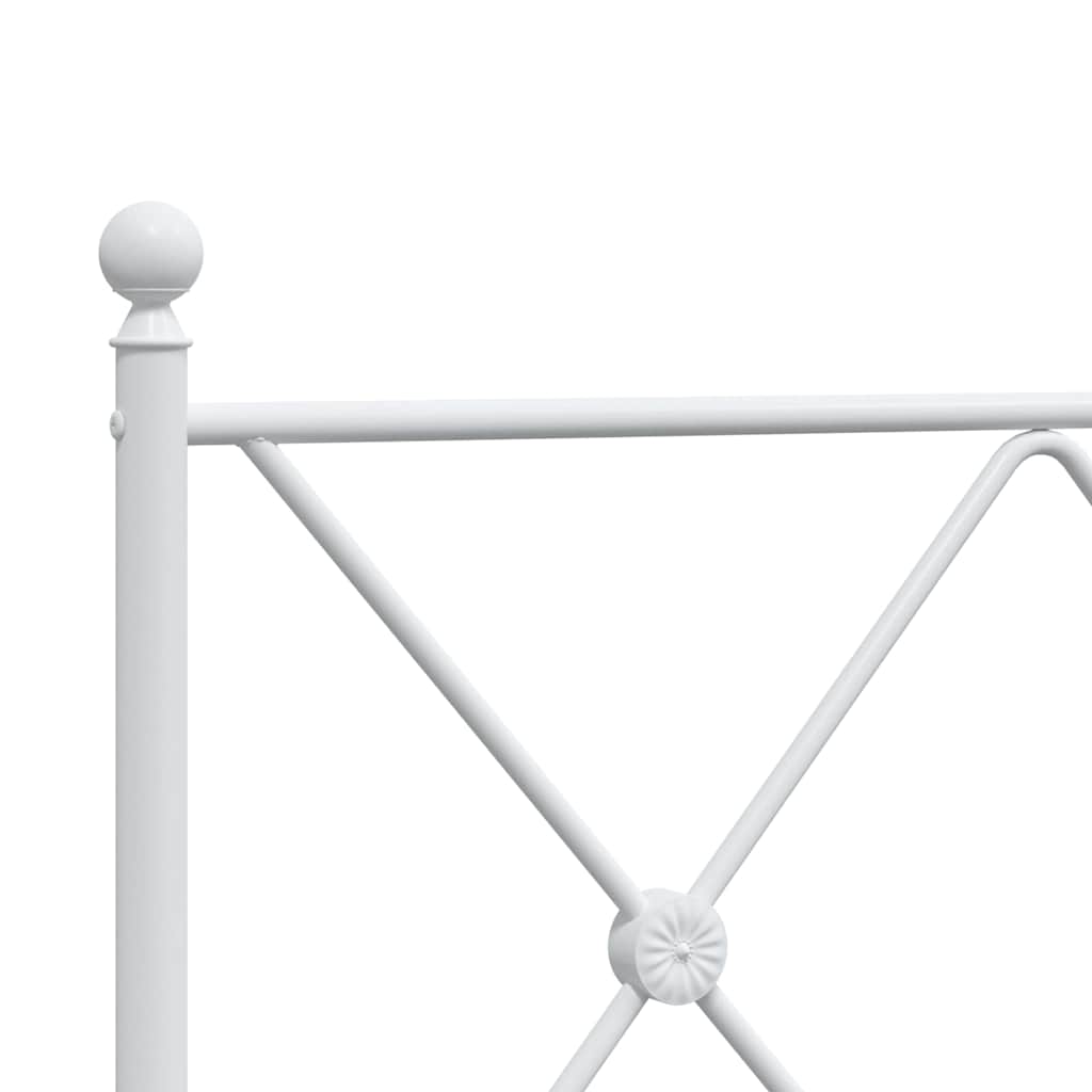 udskiftningsgavl 80 cm metal hvid
