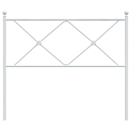 udskiftningsgavl 100 cm metal hvid