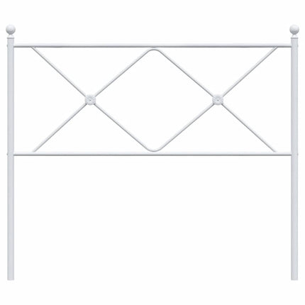 udskiftningsgavl 107 cm metal hvid