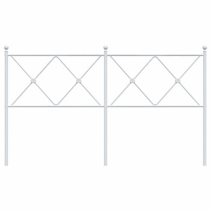udskiftningsgavl 150 cm metal hvid
