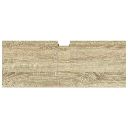 underskab til håndvask 80x30x60 cm konstrueret træ sonoma-eg