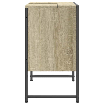 underskab til håndvask 60x33x60 cm konstrueret træ sonoma-eg