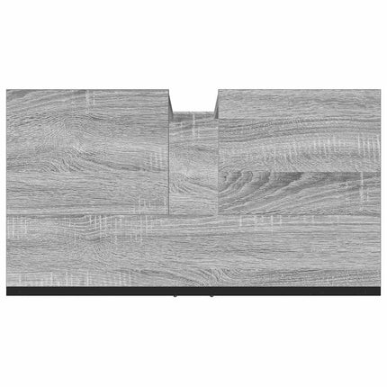 underskab til vask 60x33x60 cm konstrueret træ grå sonoma-eg