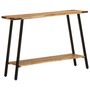 konsolbord 110x30x75 cm massivt mangotræ