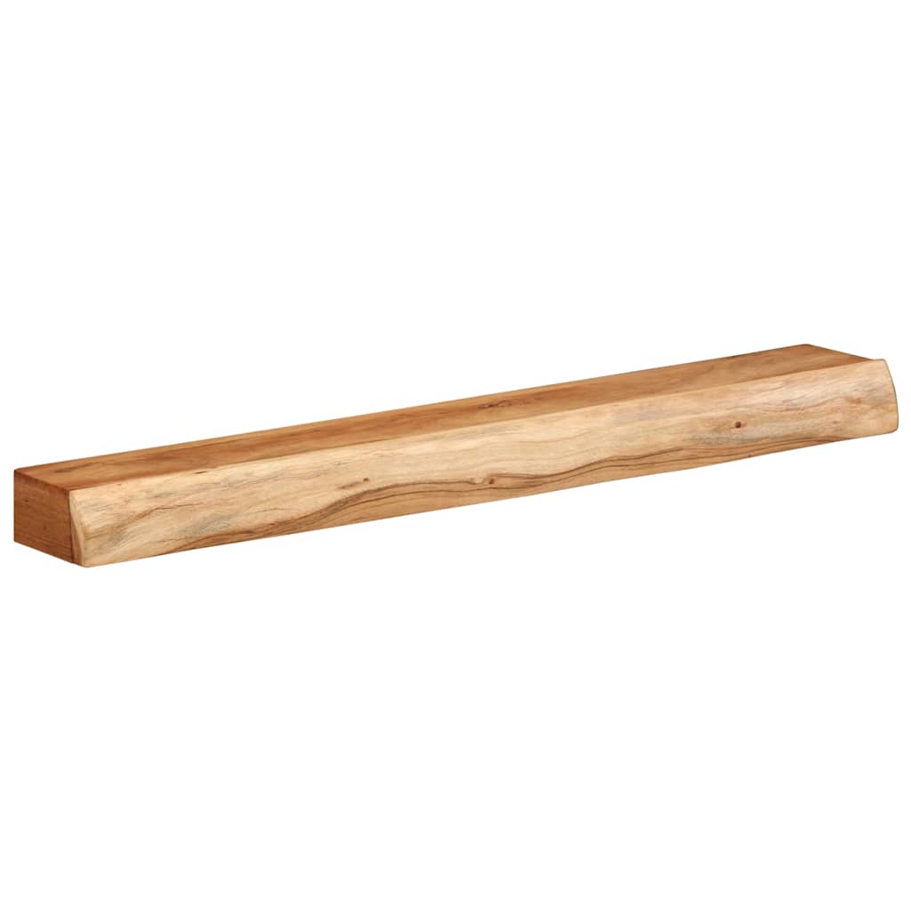 væghylder 2 stk. 100x17x8 cm massivt akacietræ
