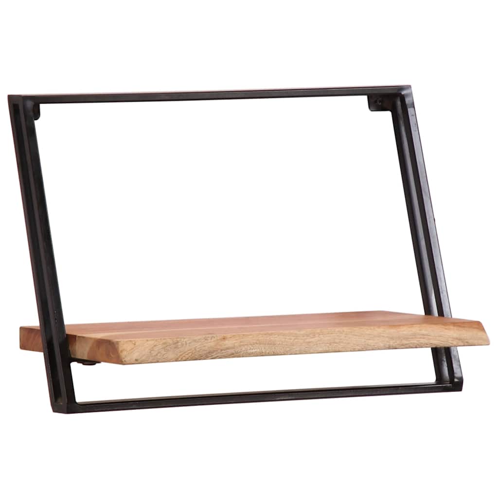 væghylder 5 stk. massivt akacietræ