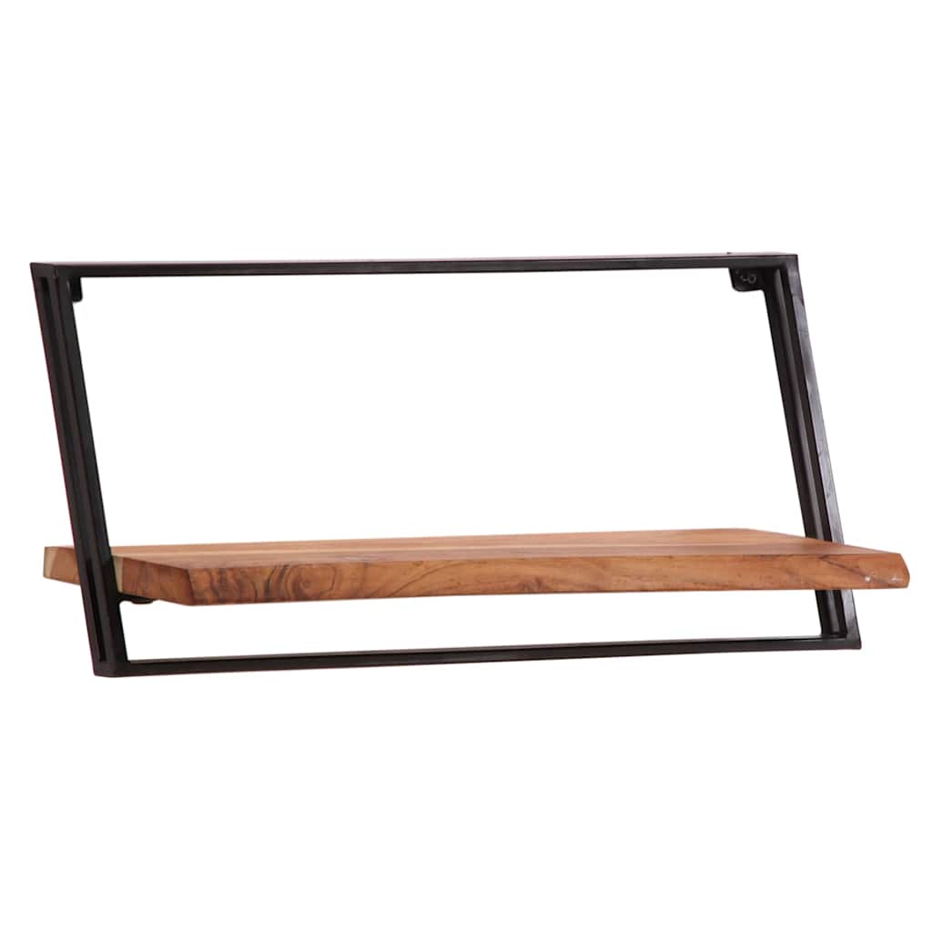 væghylder 5 stk. massivt akacietræ