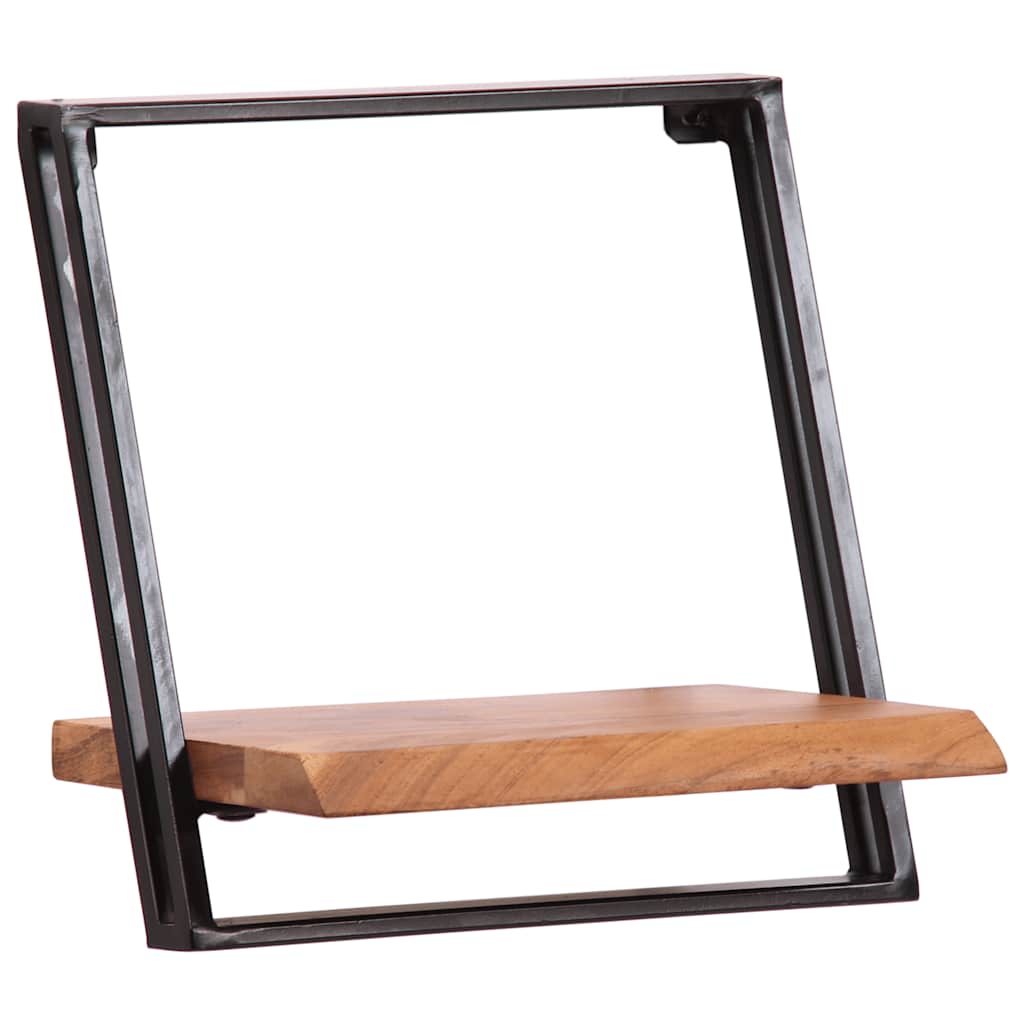 væghylder 5 stk. massivt akacietræ