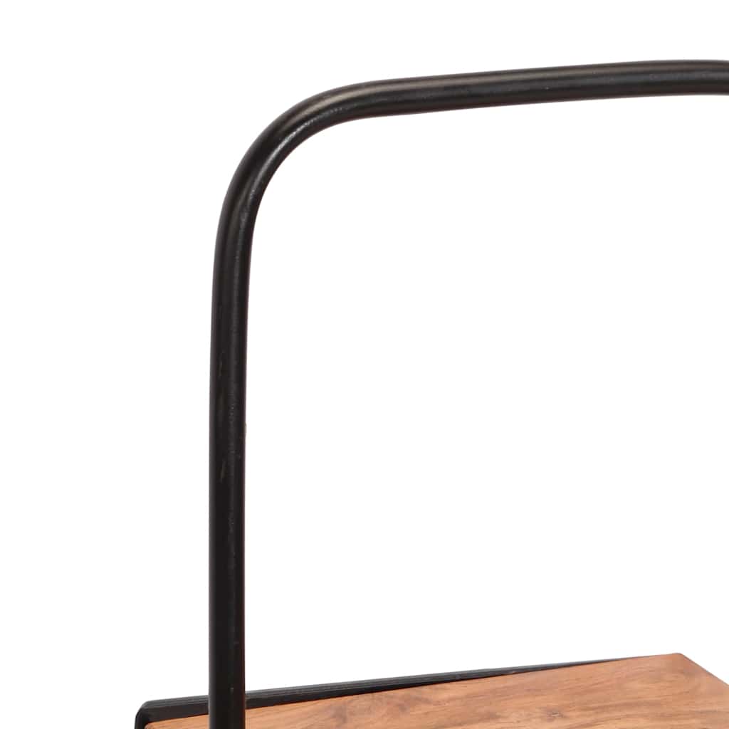 væghylder 5 stk. massivt akacietræ