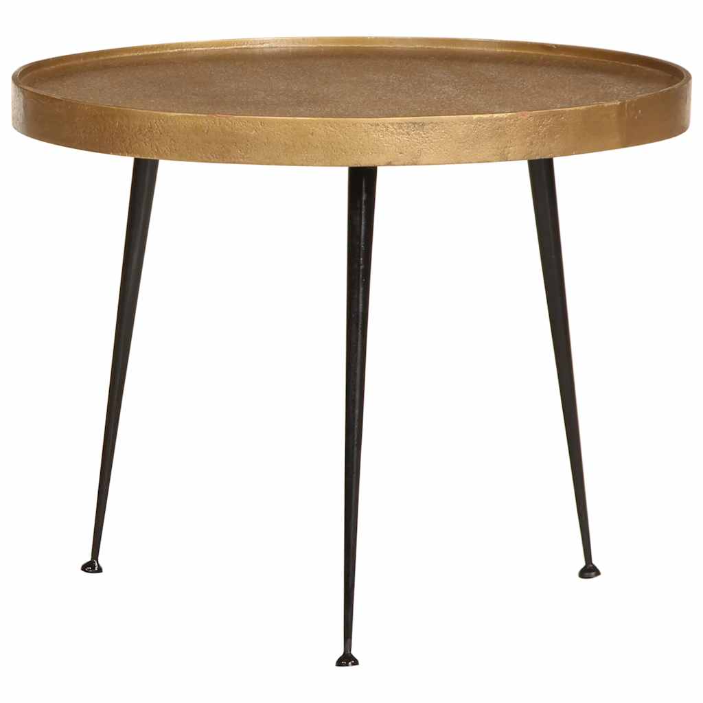 sofaborde 2 stk. konstrueret træ guldfarvet