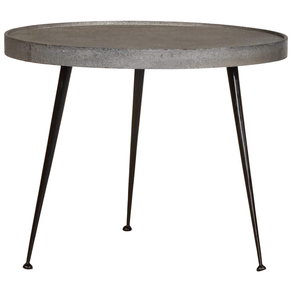 sofaborde 2 stk. konstrueret træ sølvfarvet