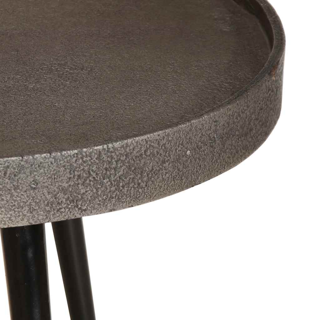 sofaborde 2 stk. konstrueret træ sølvfarvet