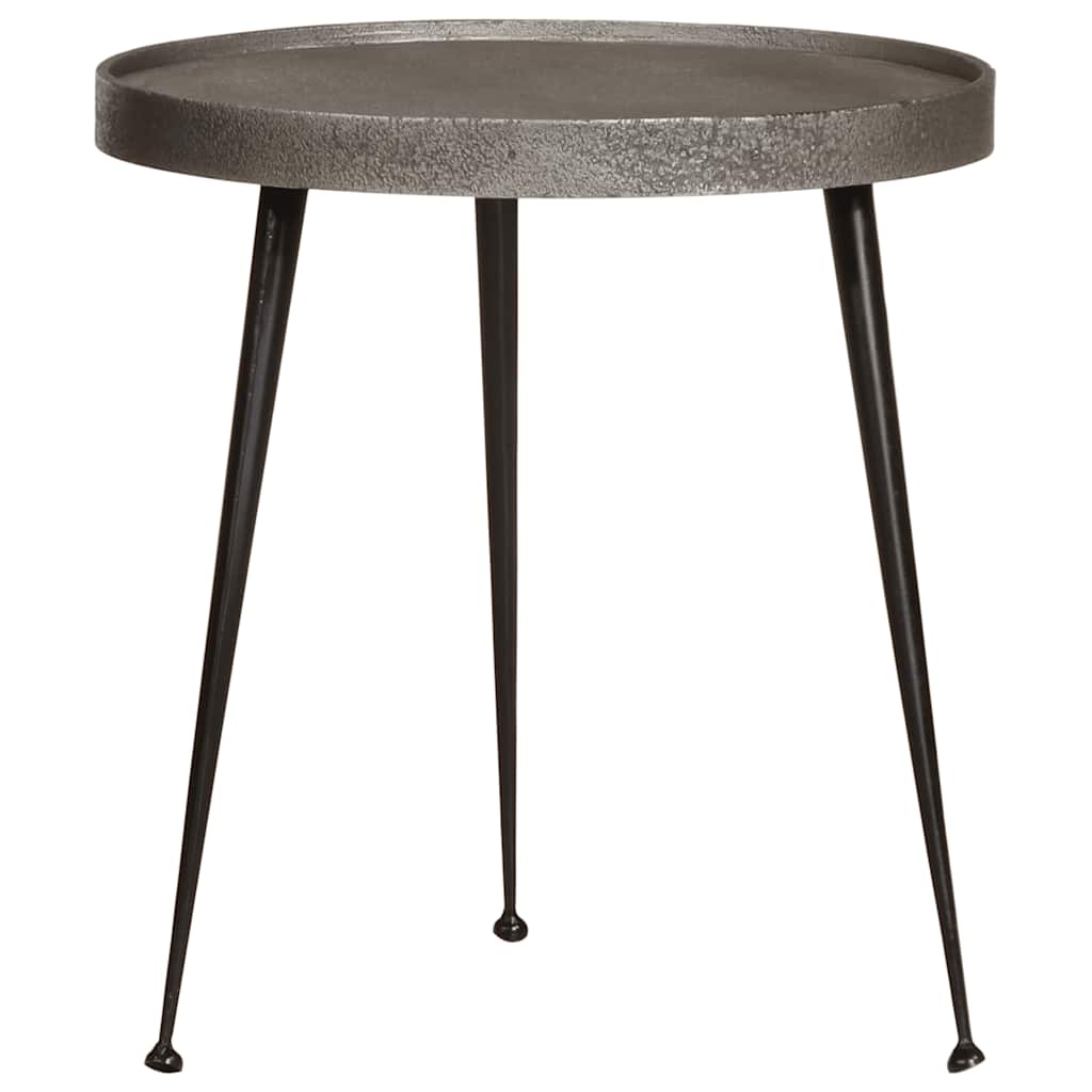 sofabord 3 stk. konstrueret træ sølvfarvet