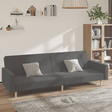 2-personers sovesofa stof lysegrå