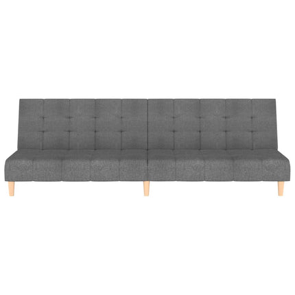 2-personers sovesofa stof lysegrå