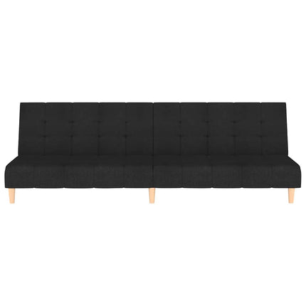 2-personers sovesofa stof sort