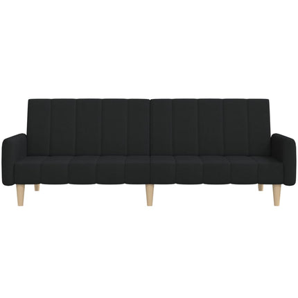 2-personers sovesofa stof sort