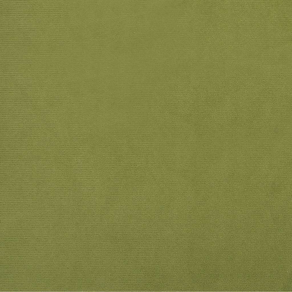 2-personers sovesofa fløjl lysegrøn