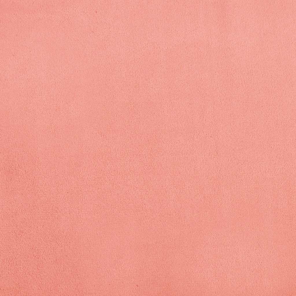 2-personers sovesofa fløjl lyserød