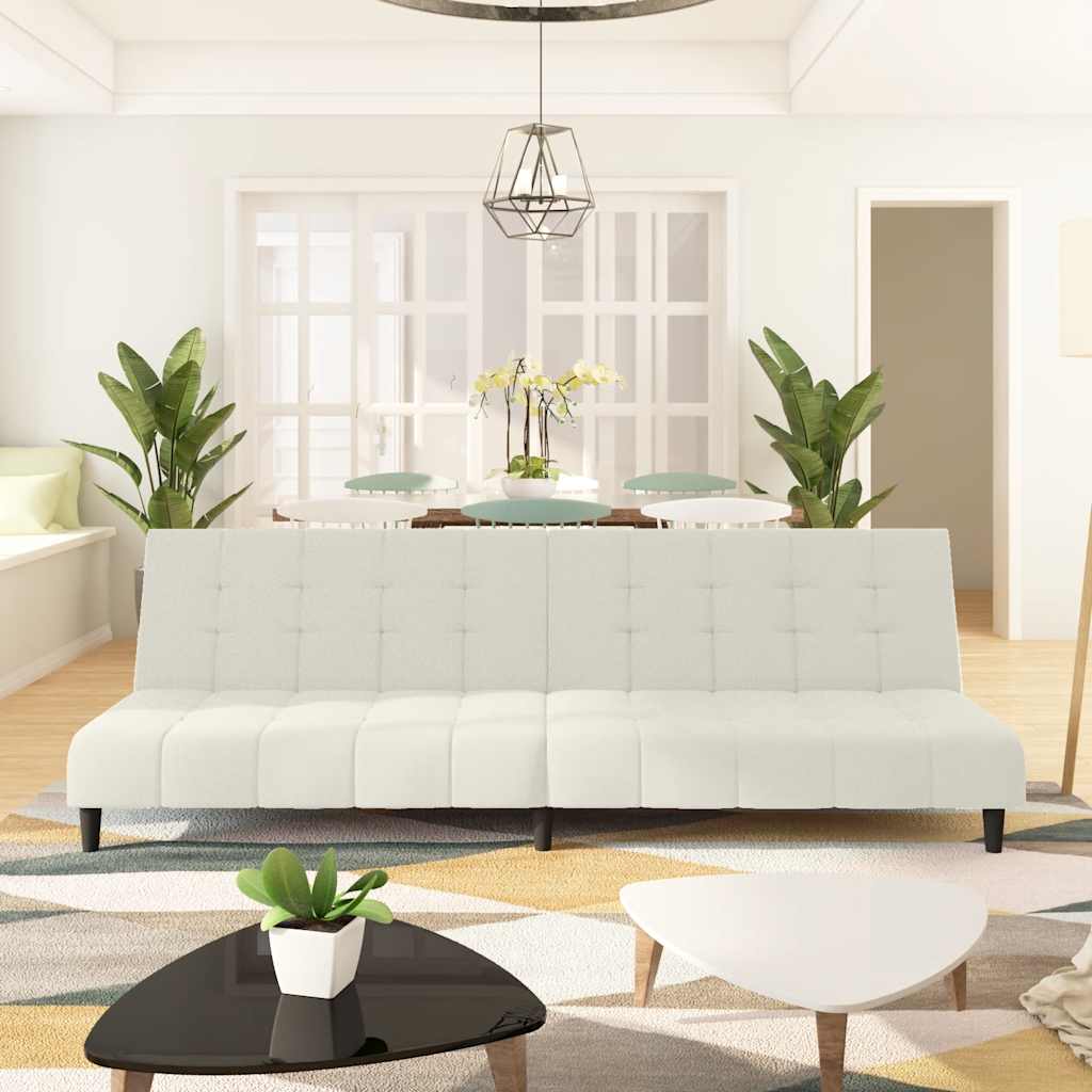 2-personers sovesofa fljl cremefarvet