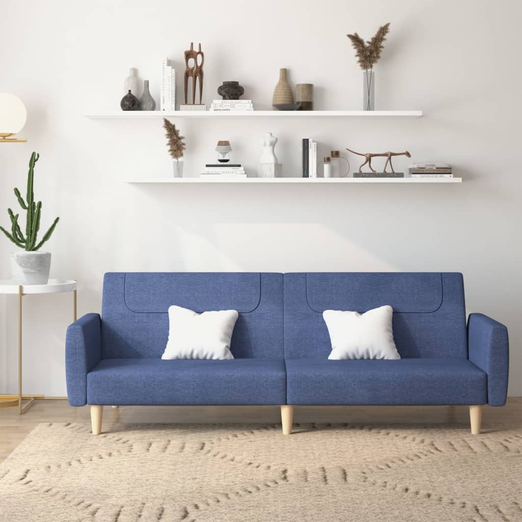 2-personers sovesofa stof bl
