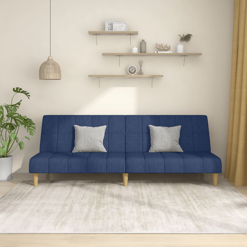 2-personers sovesofa stof bl