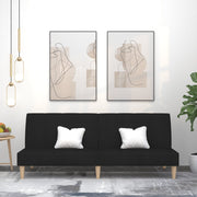 2-personers sovesofa stof sort