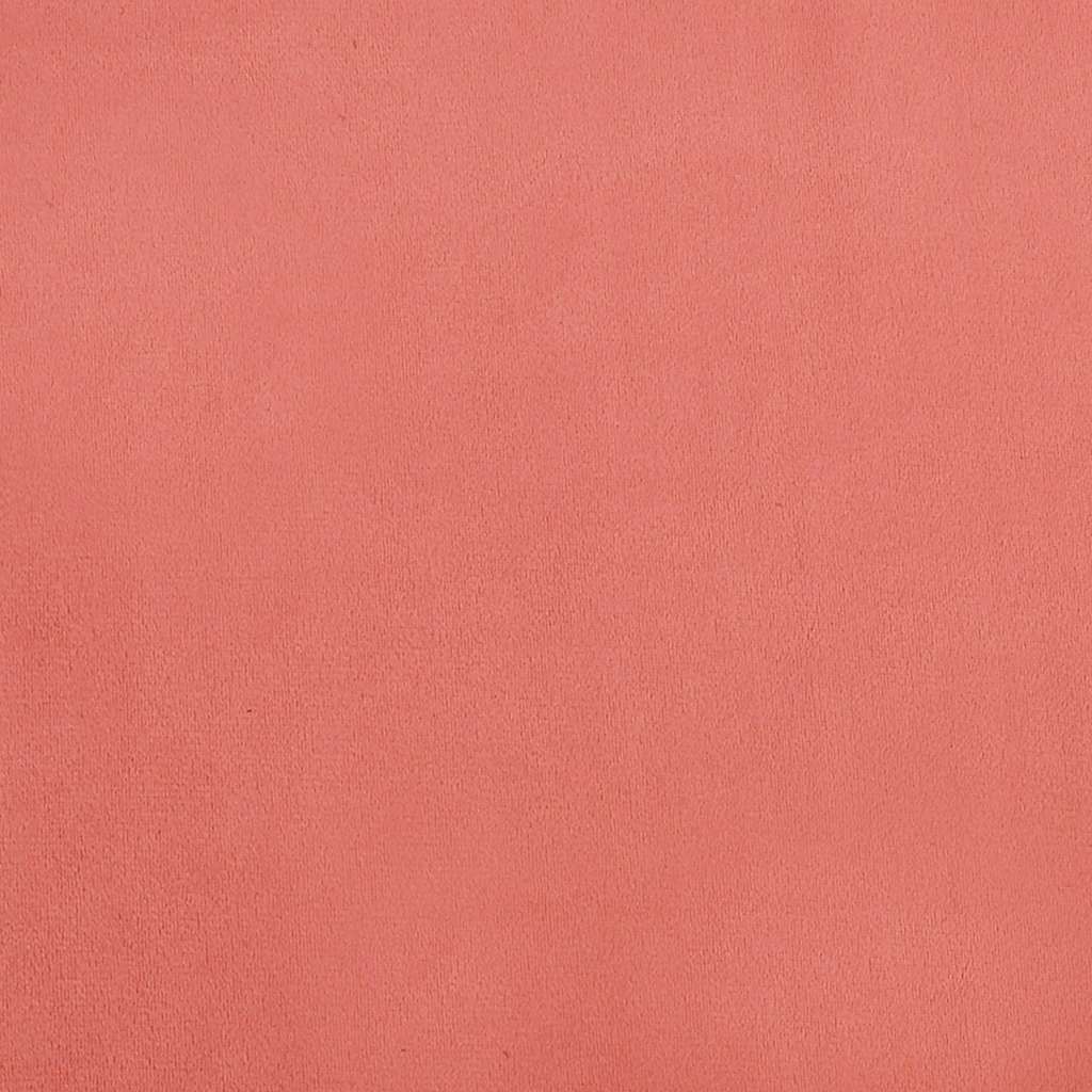 2-personers sovesofa fløjl lyserød