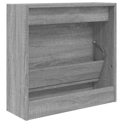 skoreol 60x21x57 cm konstrueret træ grå sonoma-eg