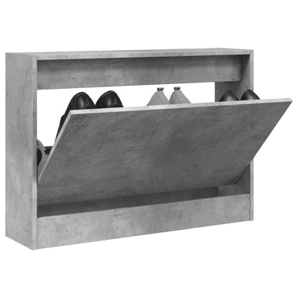 skoreol 80x21x57 cm konstrueret træ betongrå