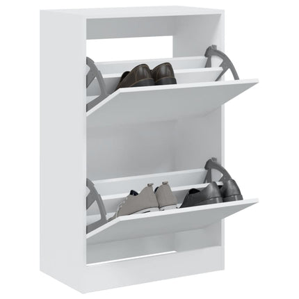 skoreol 60x34x96,5 cm konstrueret træ hvid