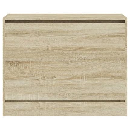 skoreol 80x34x63 cm konstrueret træ sonoma-eg