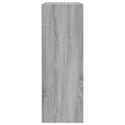 skoreol 80x34x96,5 cm konstrueret træ grå sonoma-eg