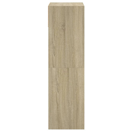 skoreol 60x34x116 cm konstrueret træ sonoma-eg