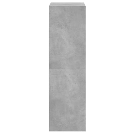 skoreol 60x34x116 cm konstrueret træ betongrå