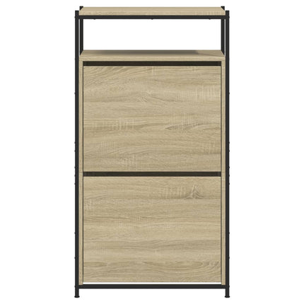 skoreol 60x34x112 cm konstrueret træ sonoma-eg